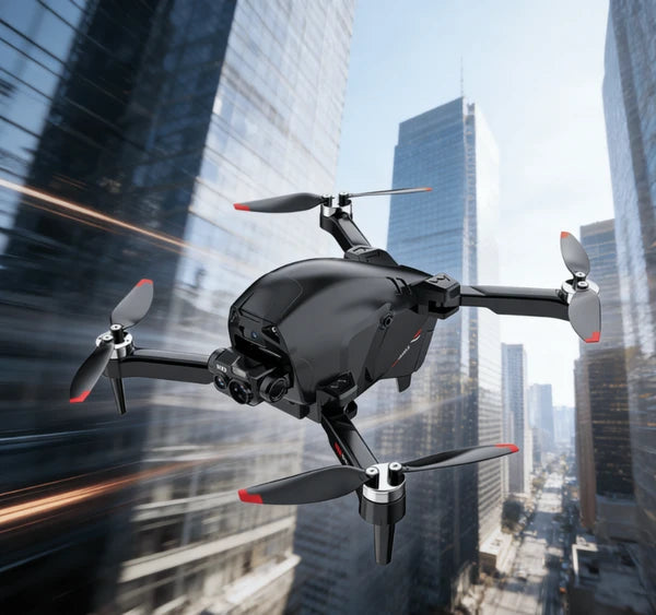CS16-Dual Camera-4K HD Camera Drone, Equipped With A 3-axis Gimbal, GPS Automatic Return, Foldable Quadcopter, Suitable For Adults - Long Battery Life, Follow Mode