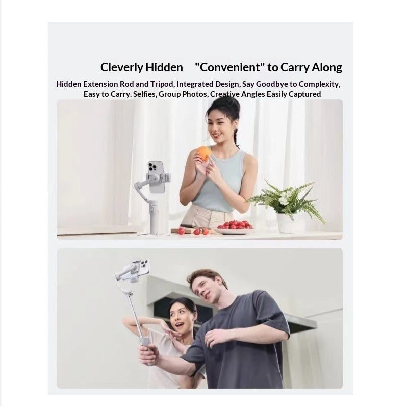 Handheld Smartphone Gimbal With 3-axis Stabilization For Smooth Shooting