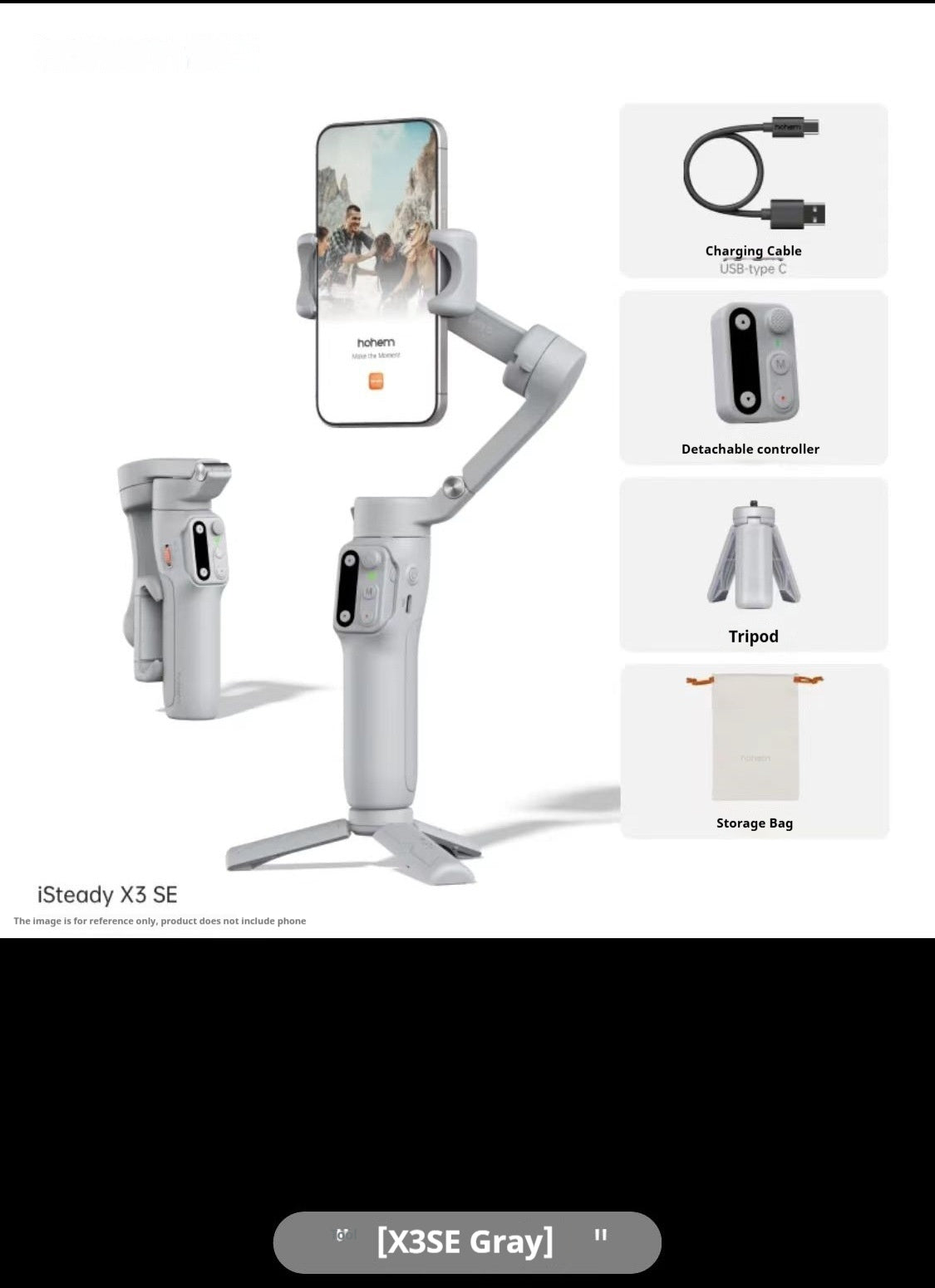 Handheld Smartphone Gimbal With 3-axis Stabilization For Smooth Shooting